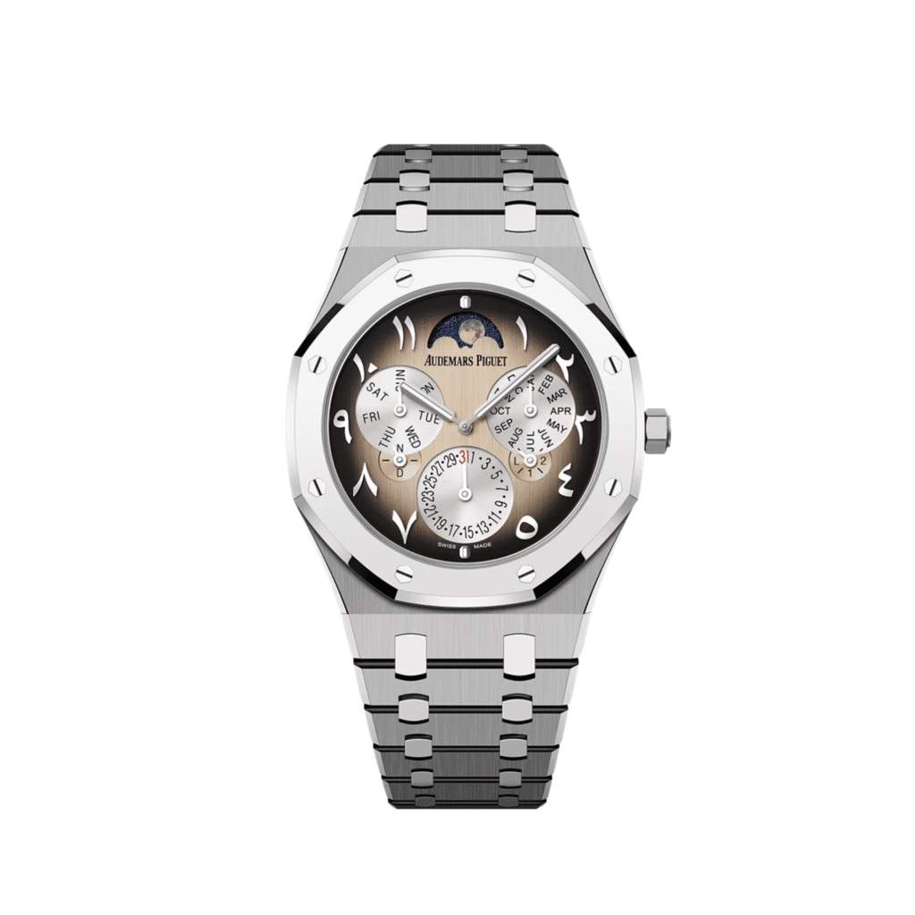 Audemars Piguet Royal Oak 26586XT Perpetual Calendar RD2 Ultra-Thin ‘Middle East Edition’ Titanium BMG Ivory Dial Limited Edition Of 35
