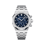 Audemars Piguet Royal Oak Chronograph 26715BC White Gold Diamond Bezel Smoked-Blue Dial