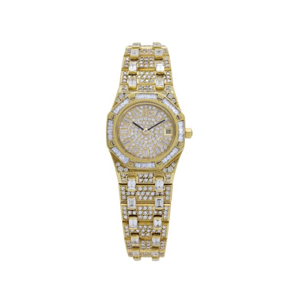 Audemars Piguet Royal Oak 56343 'Ladies' Yellow Gold Diamonds Quartz