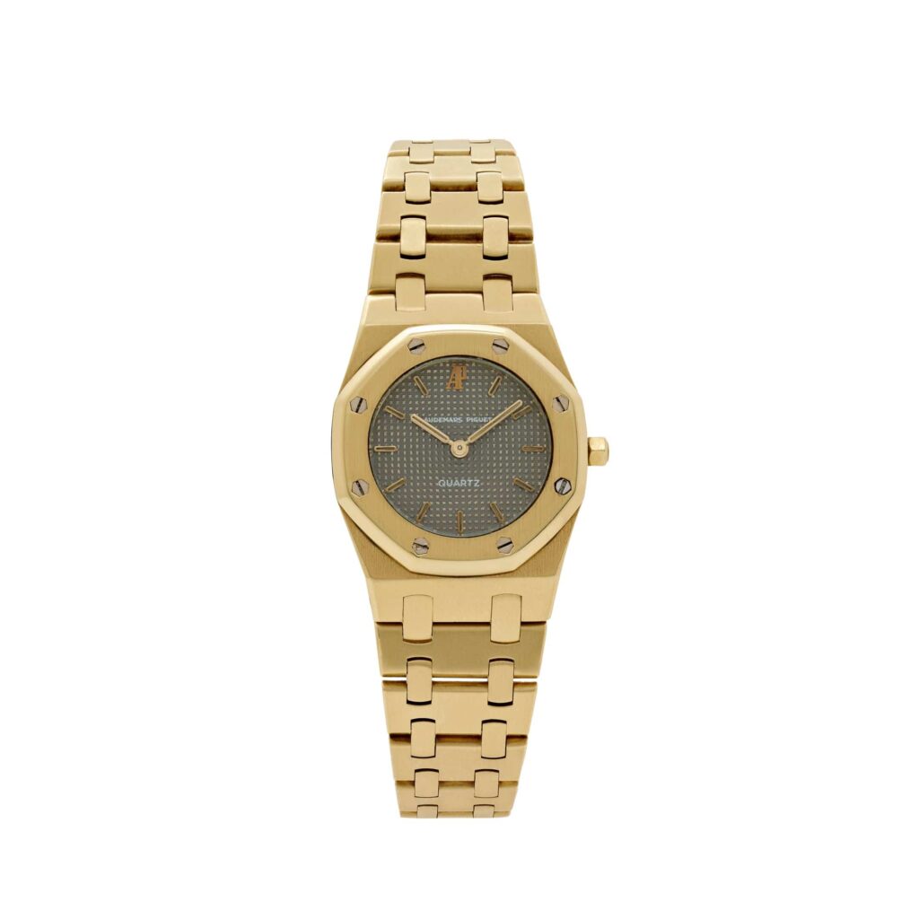 Audemars Piguet Royal Oak 6007BA Vintage ‘Ladies’ Yellow Gold Grey Dial Quartz