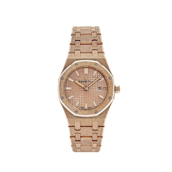 Audemars Piguet Royal Oak 67653OR Lady Quartz Frosted Rose Gold