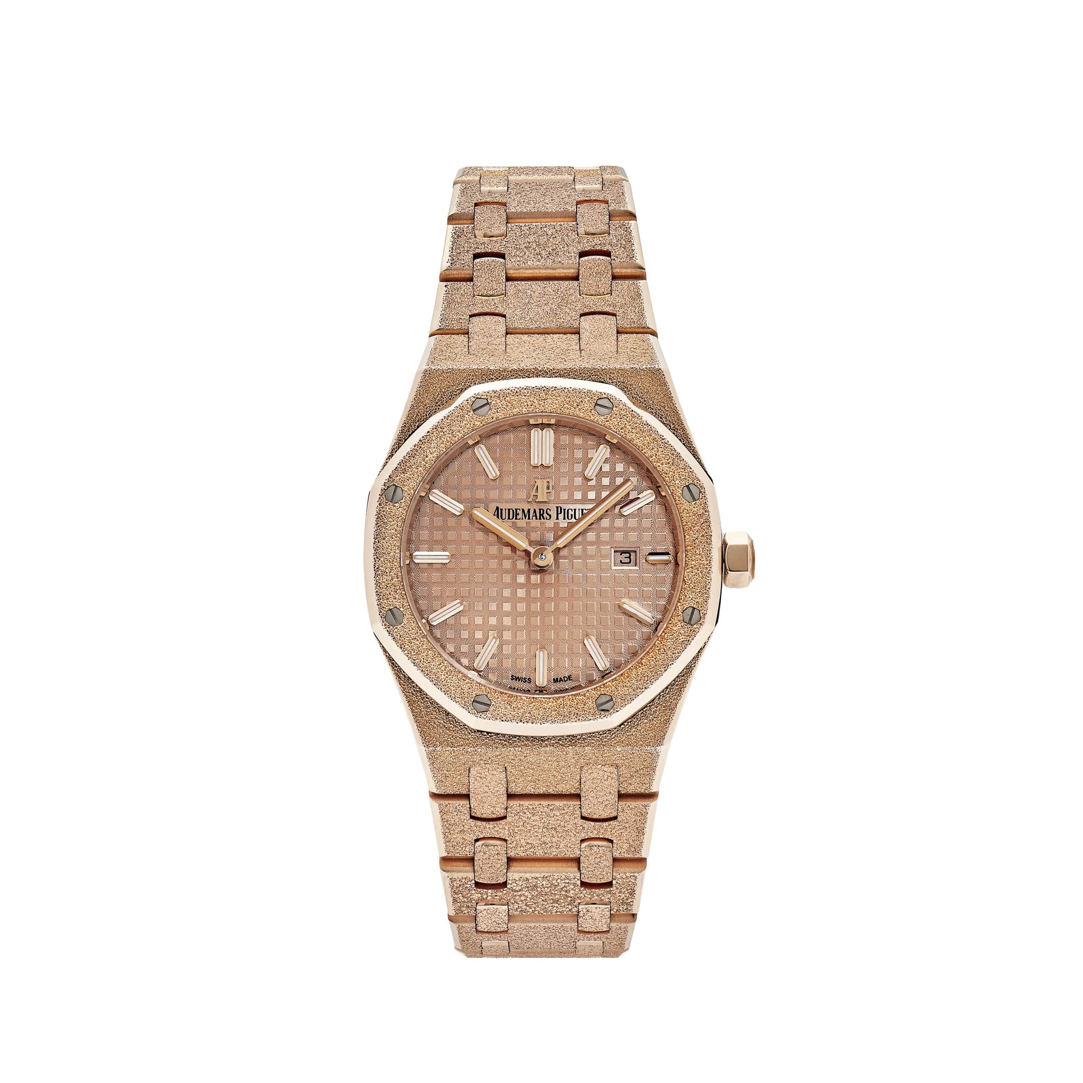Audemars Piguet Royal Oak 67653OR Lady Quartz Frosted Rose Gold