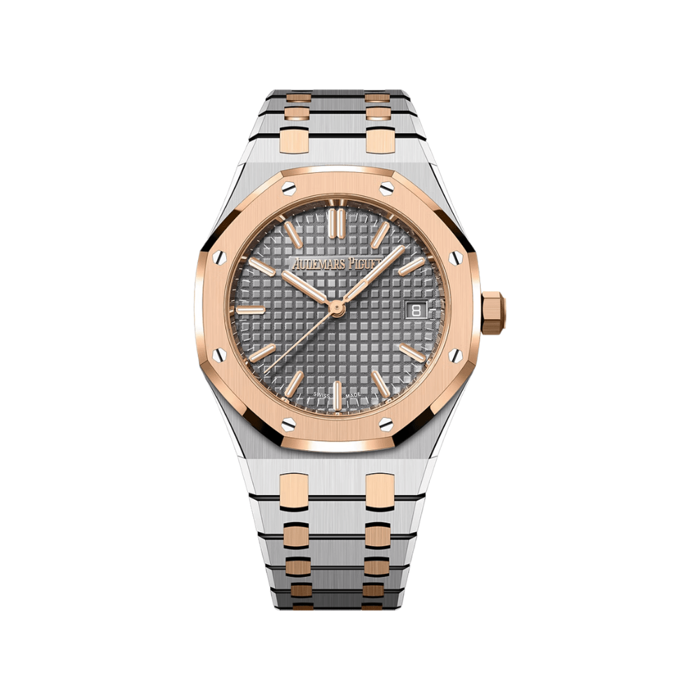 Audemars Piguet Royal Oak 77450SR Rose Gold And Steel Grey Dial