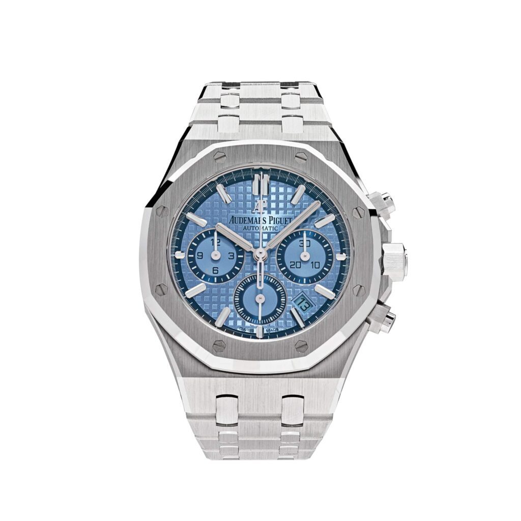 Audemars Piguet Royal Oak 26317BC Selfwinding Chronograph White Gold Light Blue Dial Limited Edition Of 100
