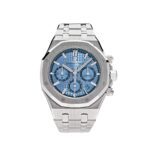 Audemars Piguet Royal Oak 26317BC Selfwinding Chronograph White Gold Light Blue Dial Limited Edition Of 100