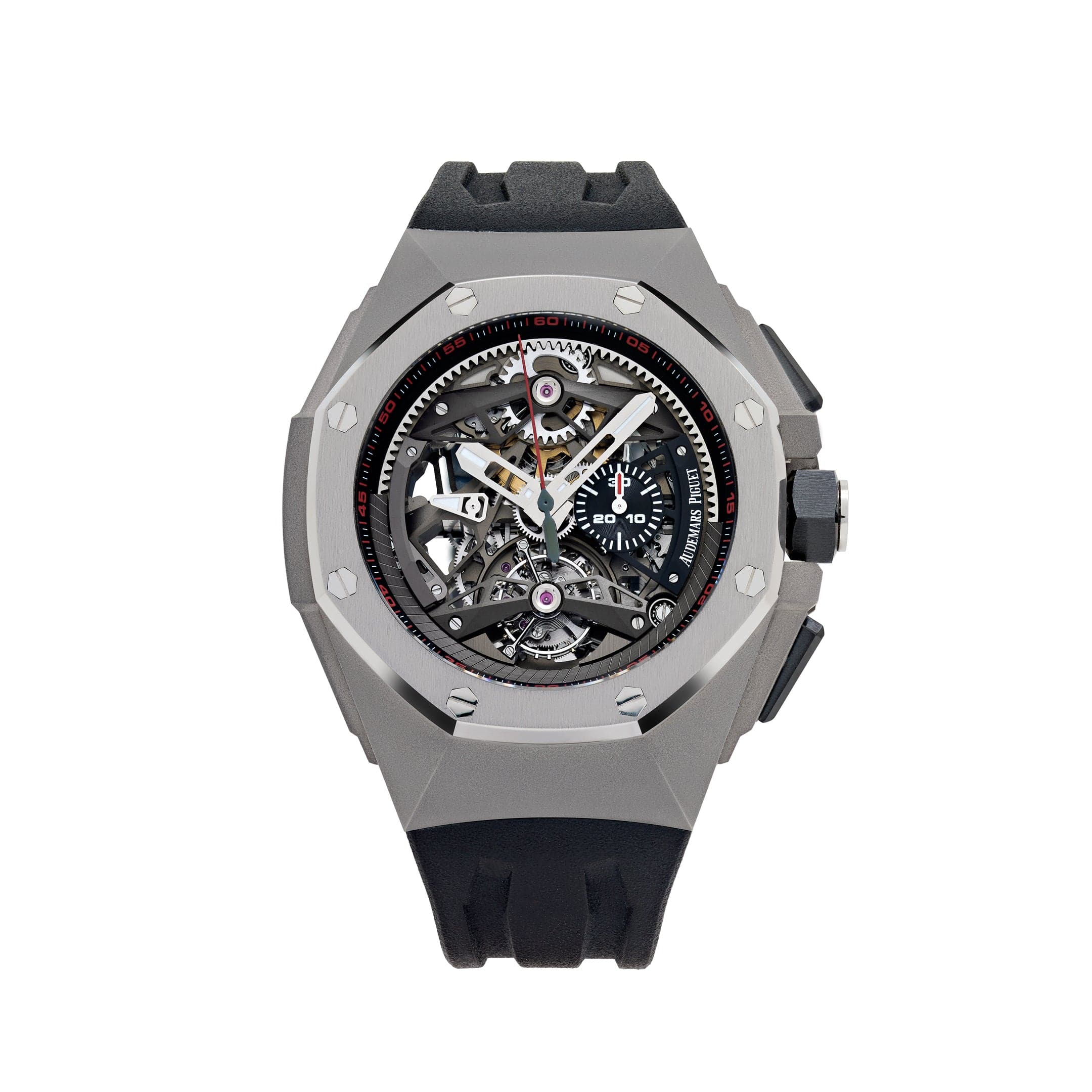 Audemars Piguet Royal Oak Concept 26587TI Tourbillon Chronograph Titanium Openworked Dial