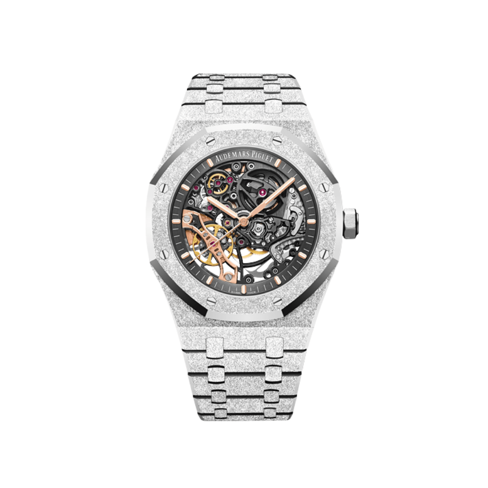 Audemars Piguet Royal Oak 15407BC Double Balance Wheel Frosted Gold