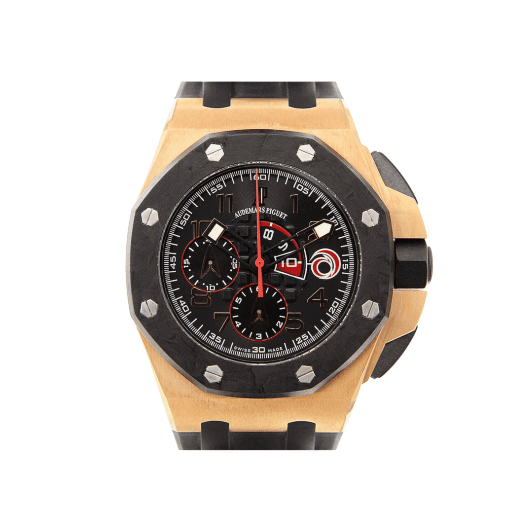 Audemars Piguet Royal Oak Offshore 26062OR ‘Alinghi Team’ Chronograph Rose Gold Carbon Black Dial Limited Edition Of 600