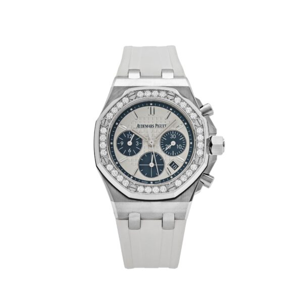 Audemars Piguet Royal Oak Offshore 26231ST Stainless Steel Silver Dial Diamond Bezel
