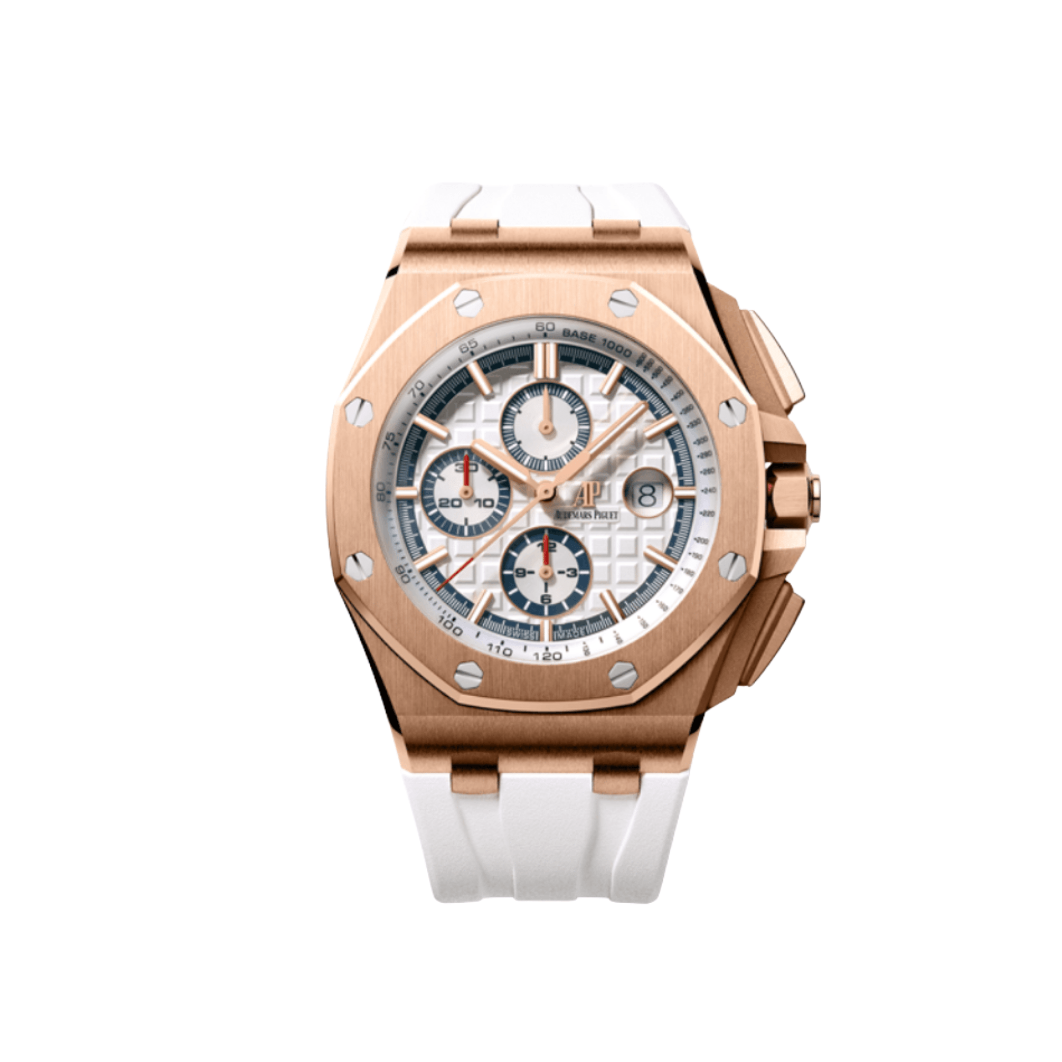 Audemars Piguet Royal Oak Offshore 26408OR Chronograph Rose Gold White Dial Limited Edition Of 50