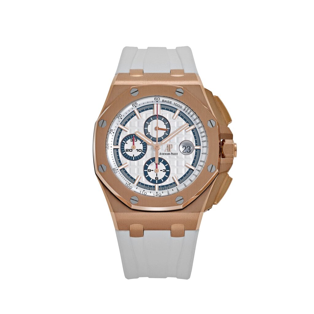 Audemars Piguet Royal Oak Offshore 26408OR ‘Summer’ Chronograph Rose Gold White Dial Limited Edition Of 500