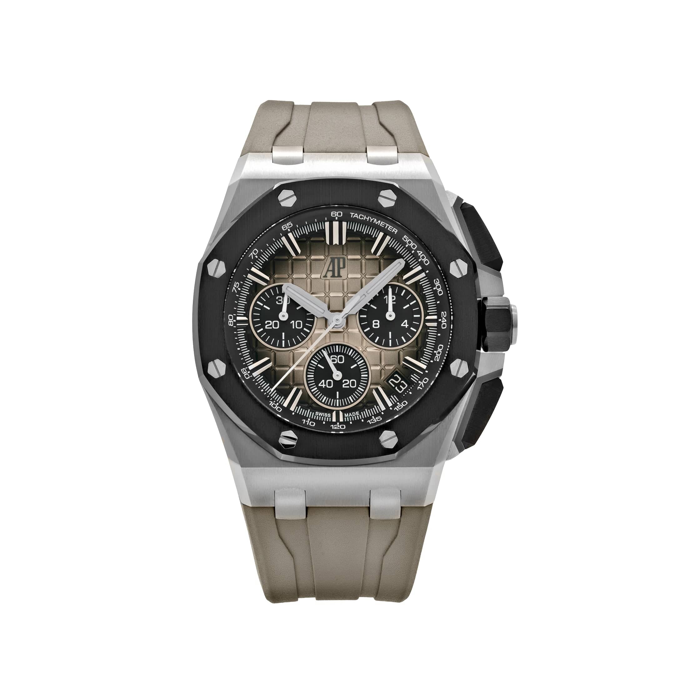 Audemars Piguet Royal Oak Offshore 26420SO Chronograph Stainless Steel Smoked Light Brown Dial