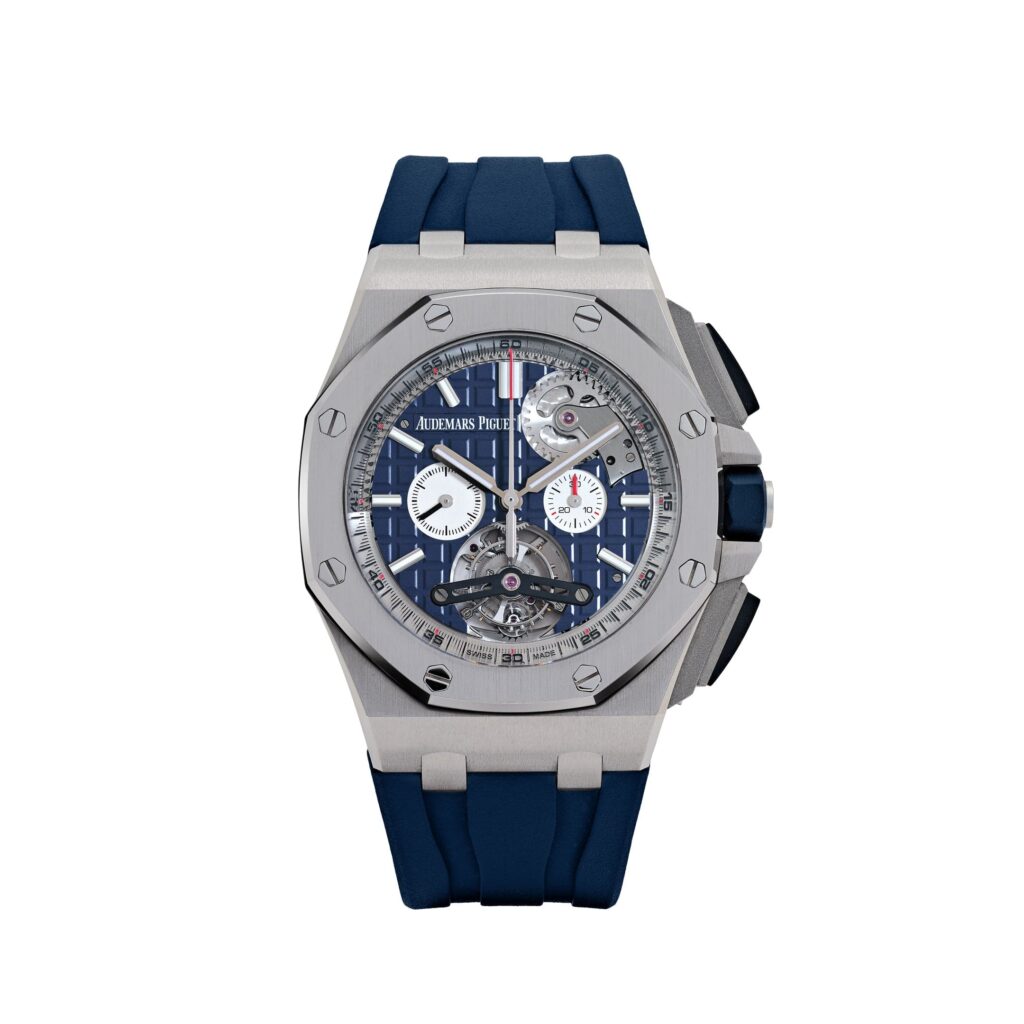 Audemars Piguet Royal Oak Offshore 26540ST Tourbillon Chronograph Stainless Steel Blue Dial Limited Edition Of 15