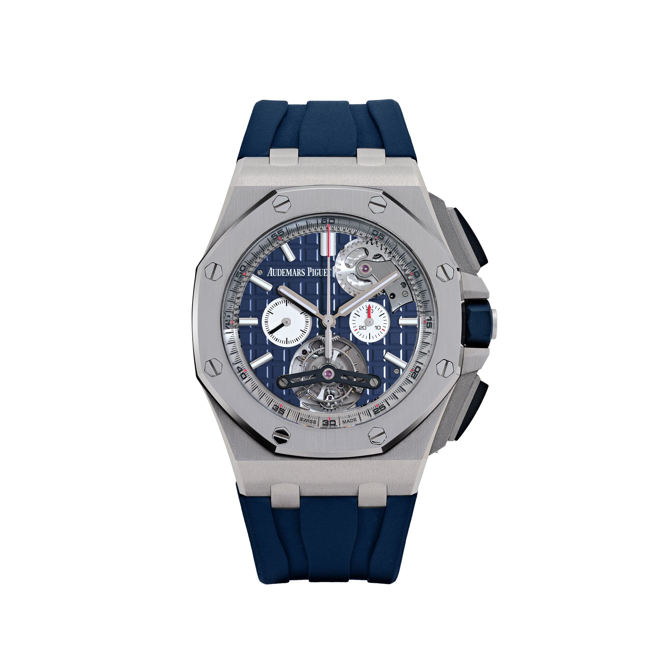 Audemars Piguet Royal Oak Offshore 26540ST Tourbillon Chronograph Stainless Steel Blue Dial Limited Edition Of 15
