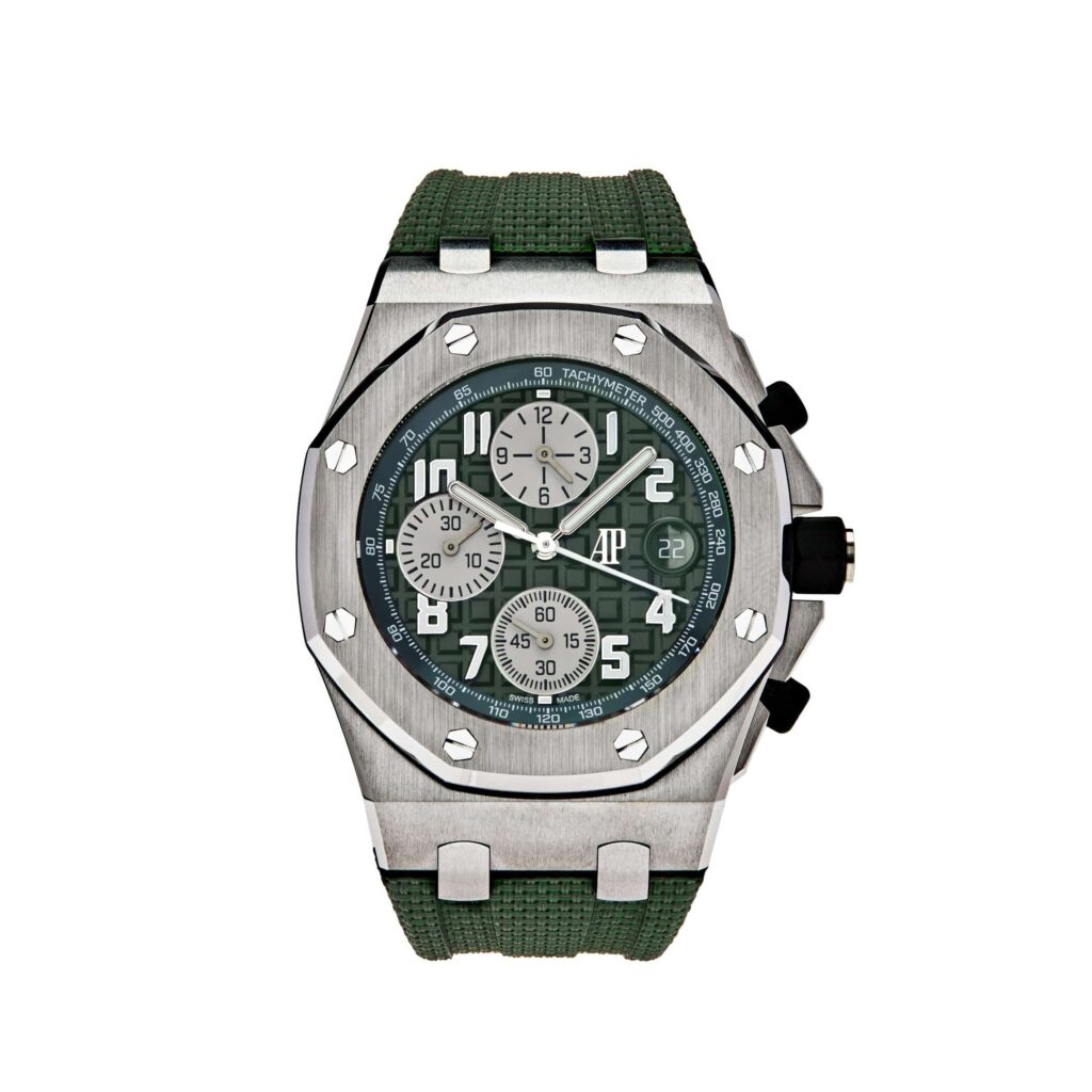 Audemars Piguet Royal Oak Offshore 26238TI Chronograph Titanium Green Dial
