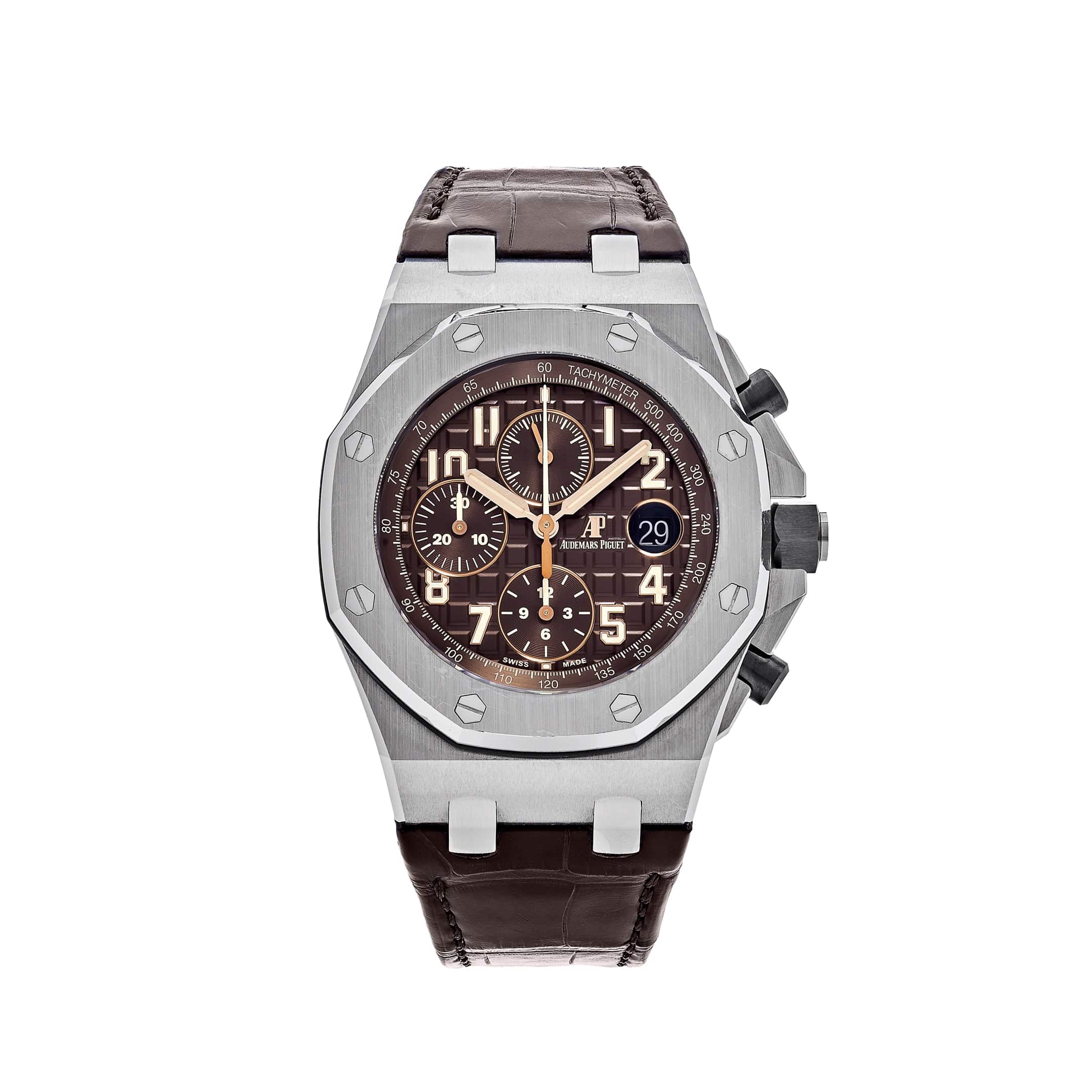 Audemars Piguet Royal Oak Offshore 26470ST Chronograph Stainless Steel Brown Dial