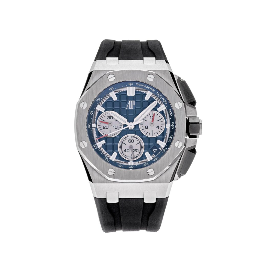 Audemars Piguet Royal Oak Offshore 26420TI Chronograph Titanium Blue Dial