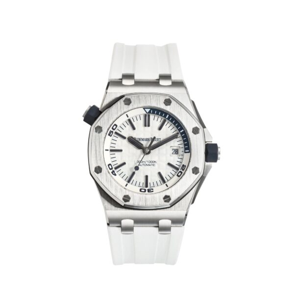 Audemars Piguet Royal Oak Offshore 15710ST Diver Stainless Steel White Dial