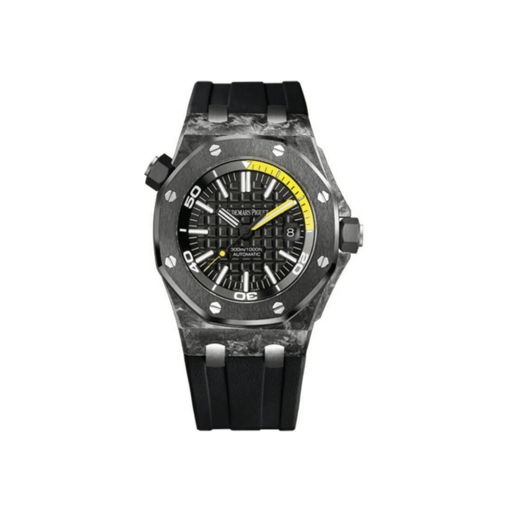 Audemars Piguet Royal Oak Offshore 15706AU Diver Black Carbon Black Dial
