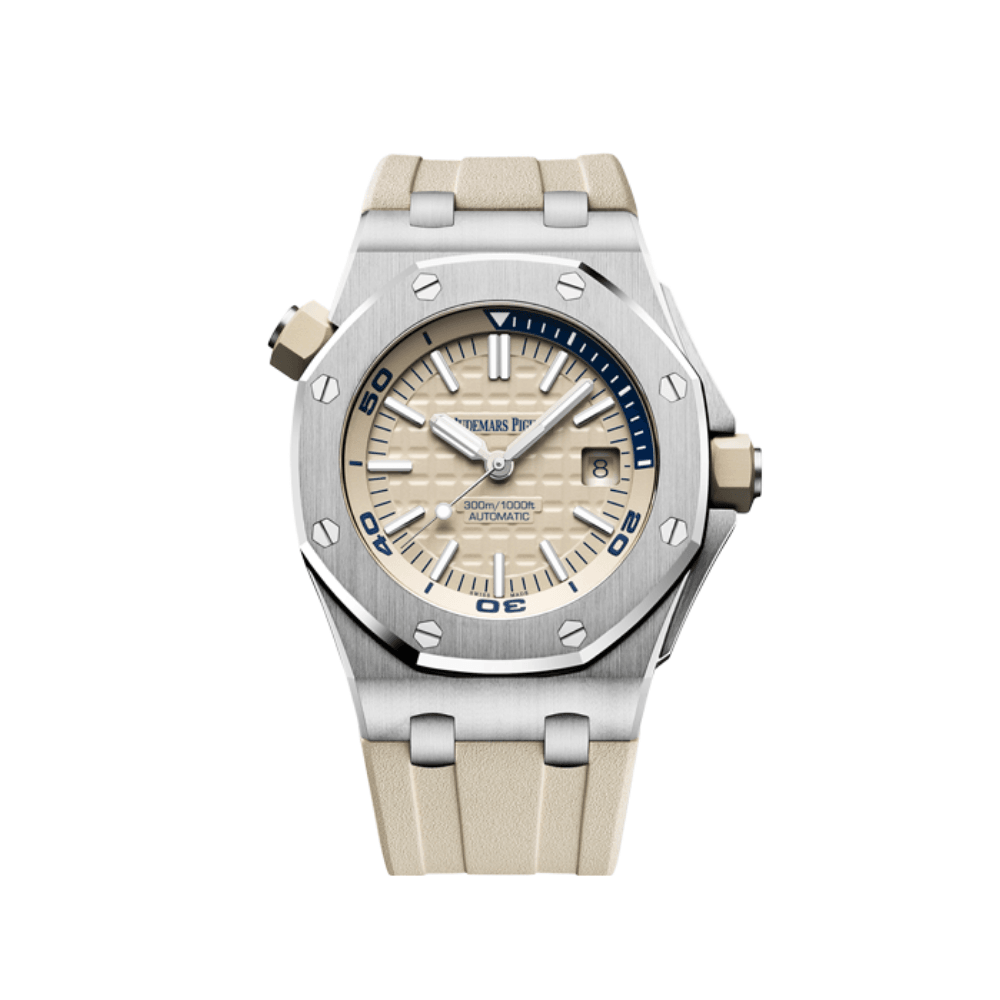 Audemars Piguet Royal Oak Offshore 15710ST Diver Stainless Steel Beige Dial