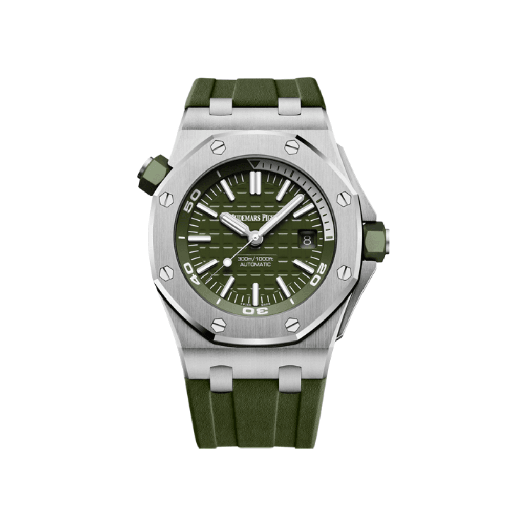 Audemars Piguet Royal Oak Offshore 15710ST Diver Stainless Steel Green Dial