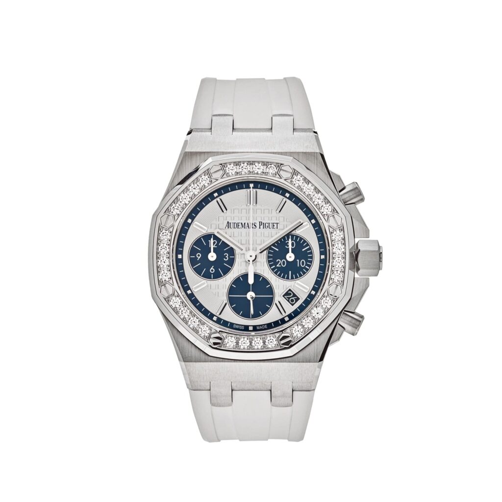 Audemars Piguet Royal Oak Offshore 26231ST Chronograph Stainless Steel Silver Dial Diamond Bezel