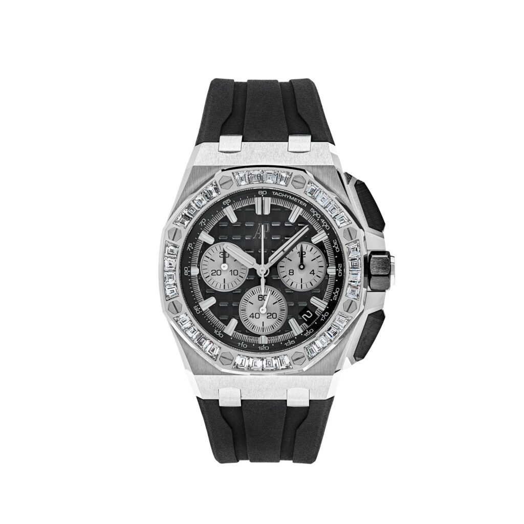 Audemars Piguet Royal Oak Offshore 26424BC Chronograph White Gold Black Dial Diamond Bezel