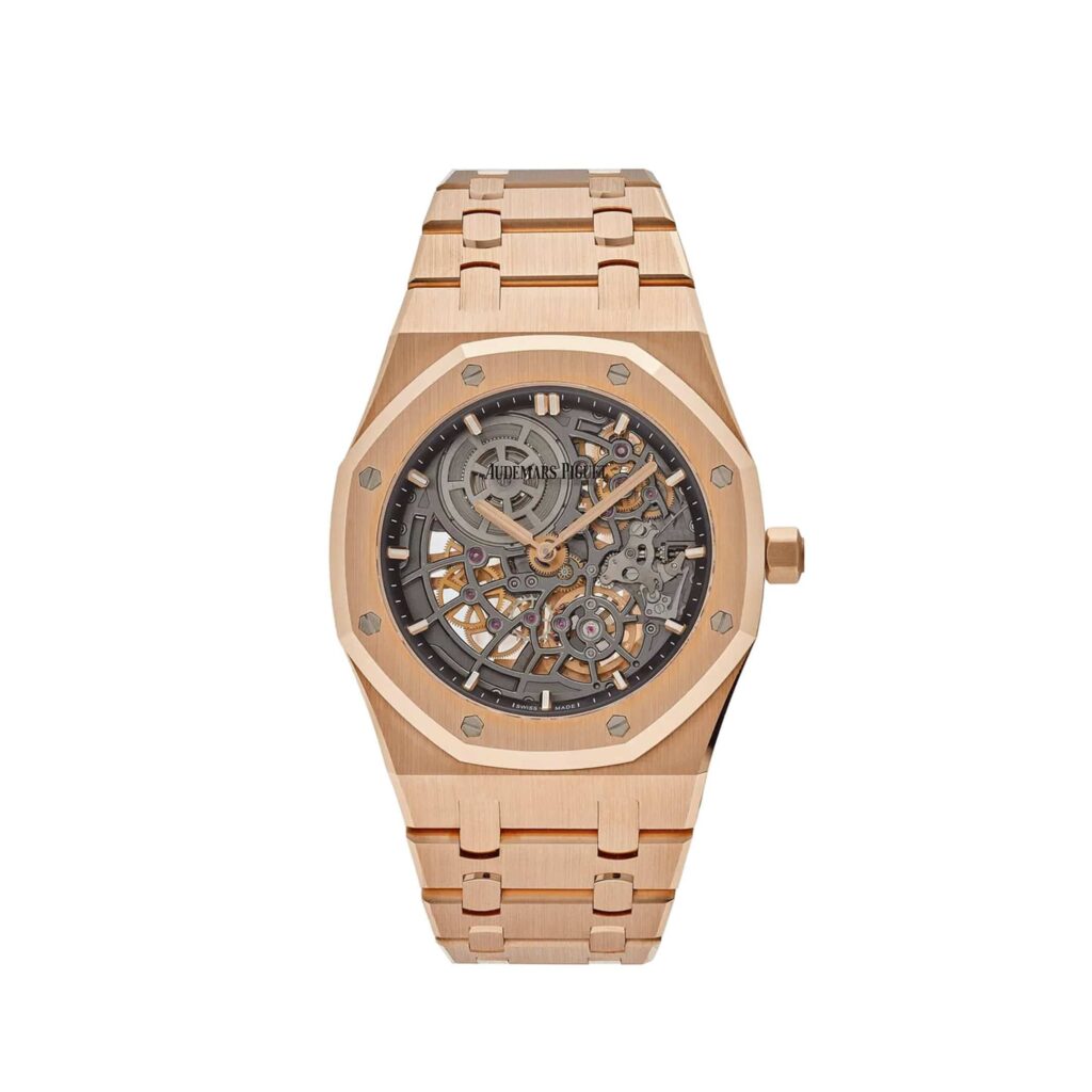 Audemars Piguet Royal Oak 16204OR Openworked ‘Jumbo’ Extra-Thin Rose Gold