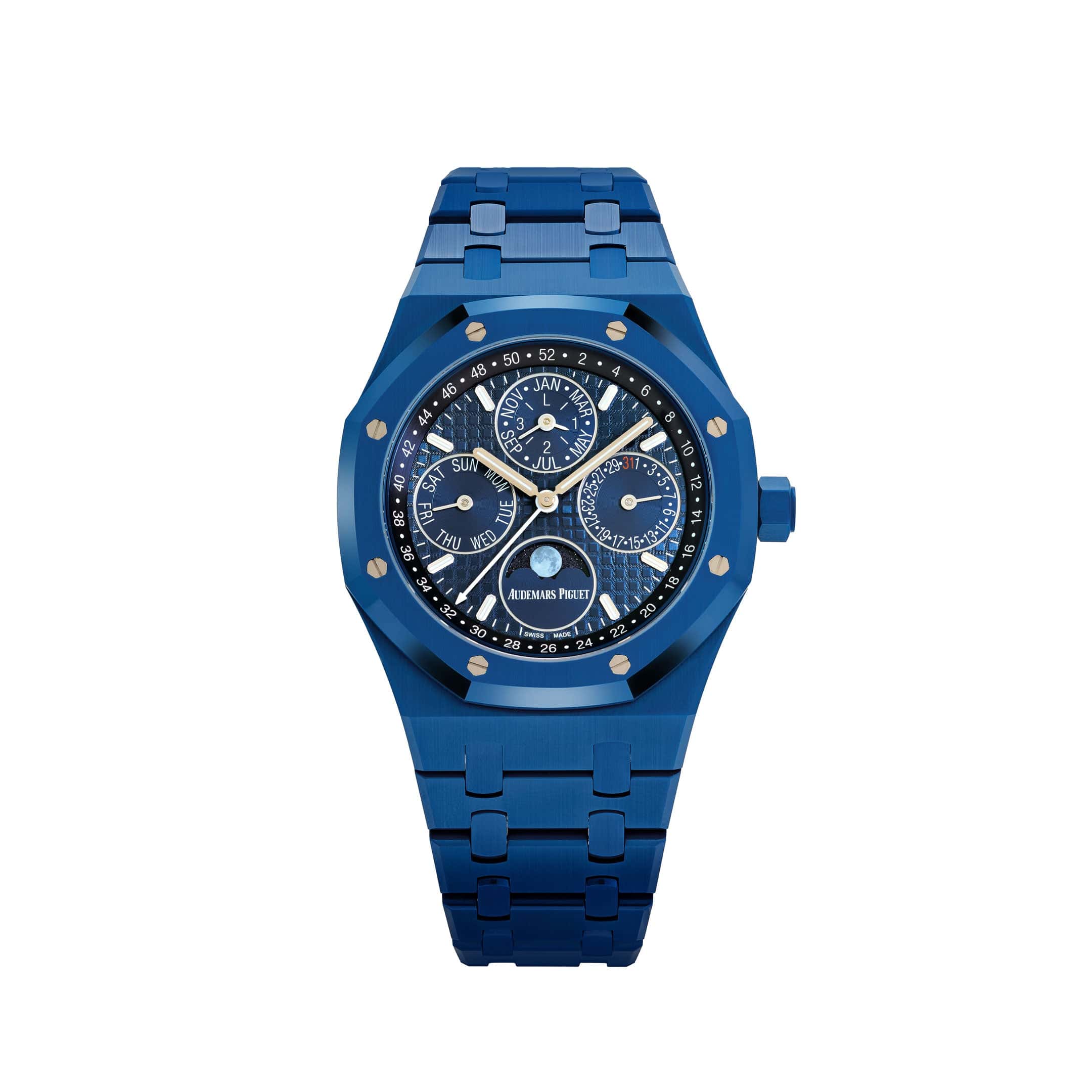 Audemars Piguet Royal Oak Perpetual Calendar 26579CS Blue Ceramic Blue Dial