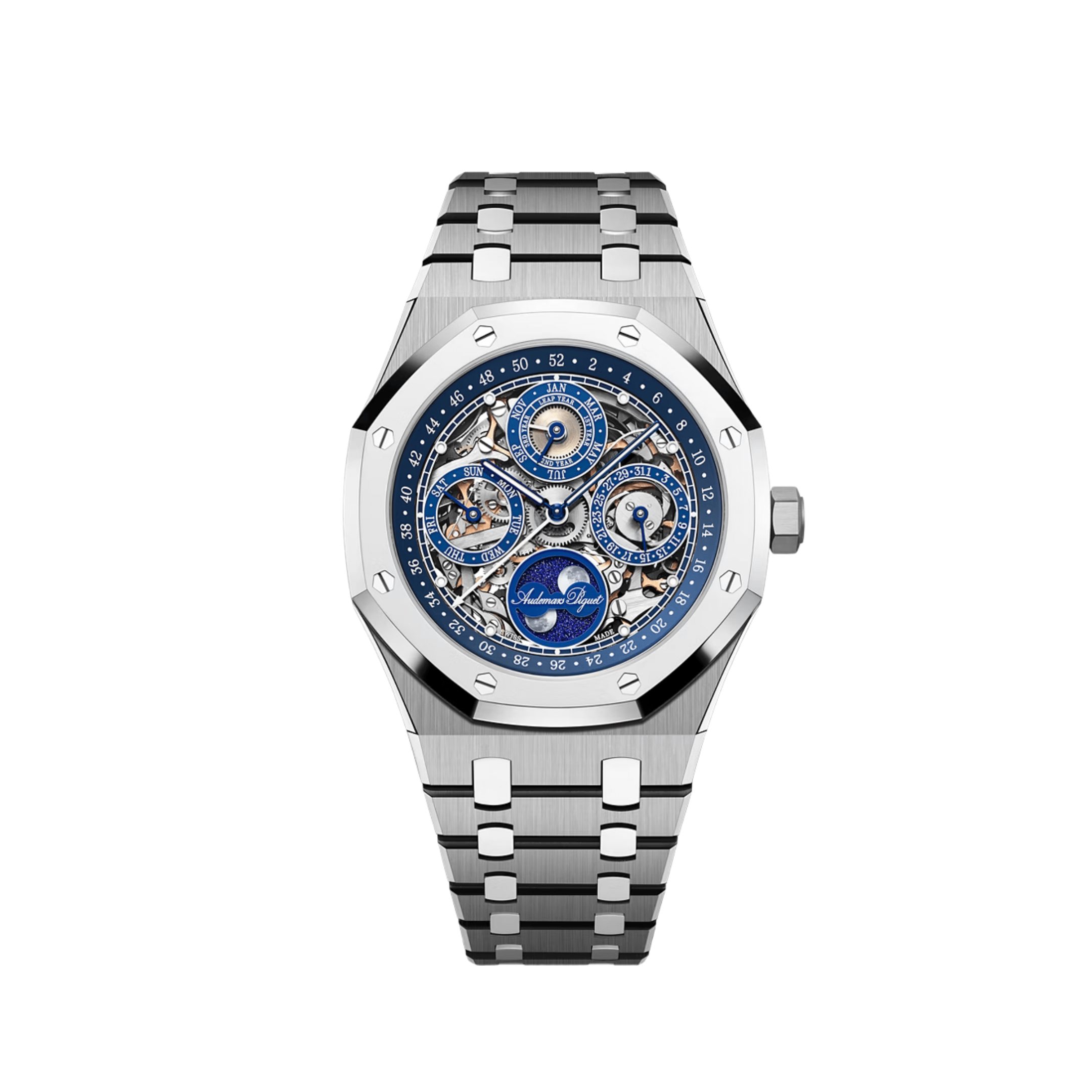 Audemars Piguet Royal Oak Perpetual Calendar 26585XT '150th Anniversary' Titanium Sapphire Dial Limited Edition Of 150