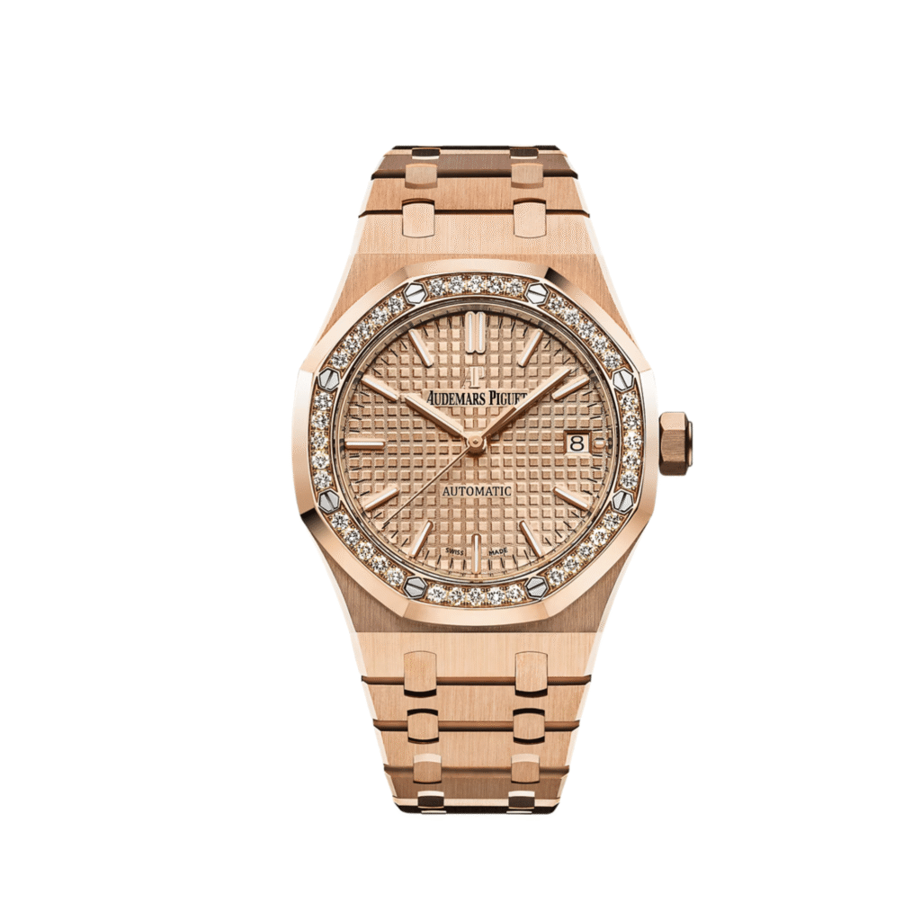 Audemars Piguet Royal Oak Selfwinding 15451OR ‘Ladies’ Rose Gold Diamond Bezel