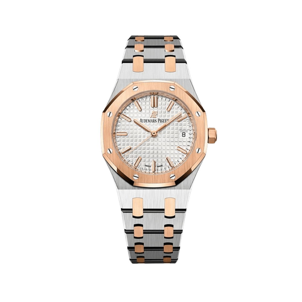Audemars Piguet Royal Oak Selfwinding 15450SR Two-Tone Silver Dial