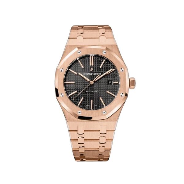 Audemars Piguet Royal Oak Selfwinding 15400OR Rose Gold Black Dial
