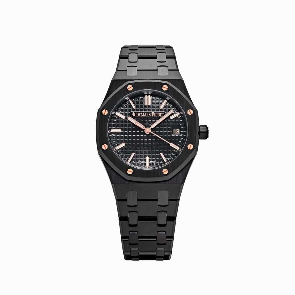 Audemars Piguet Royal Oak 77350CE Black Ceramic Black Dial