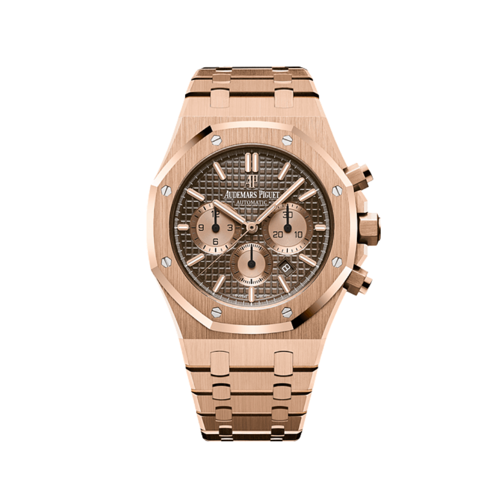 Audemars Piguet Royal Oak Selfwinding Chronograph 26331OR Rose Gold Brown Dial