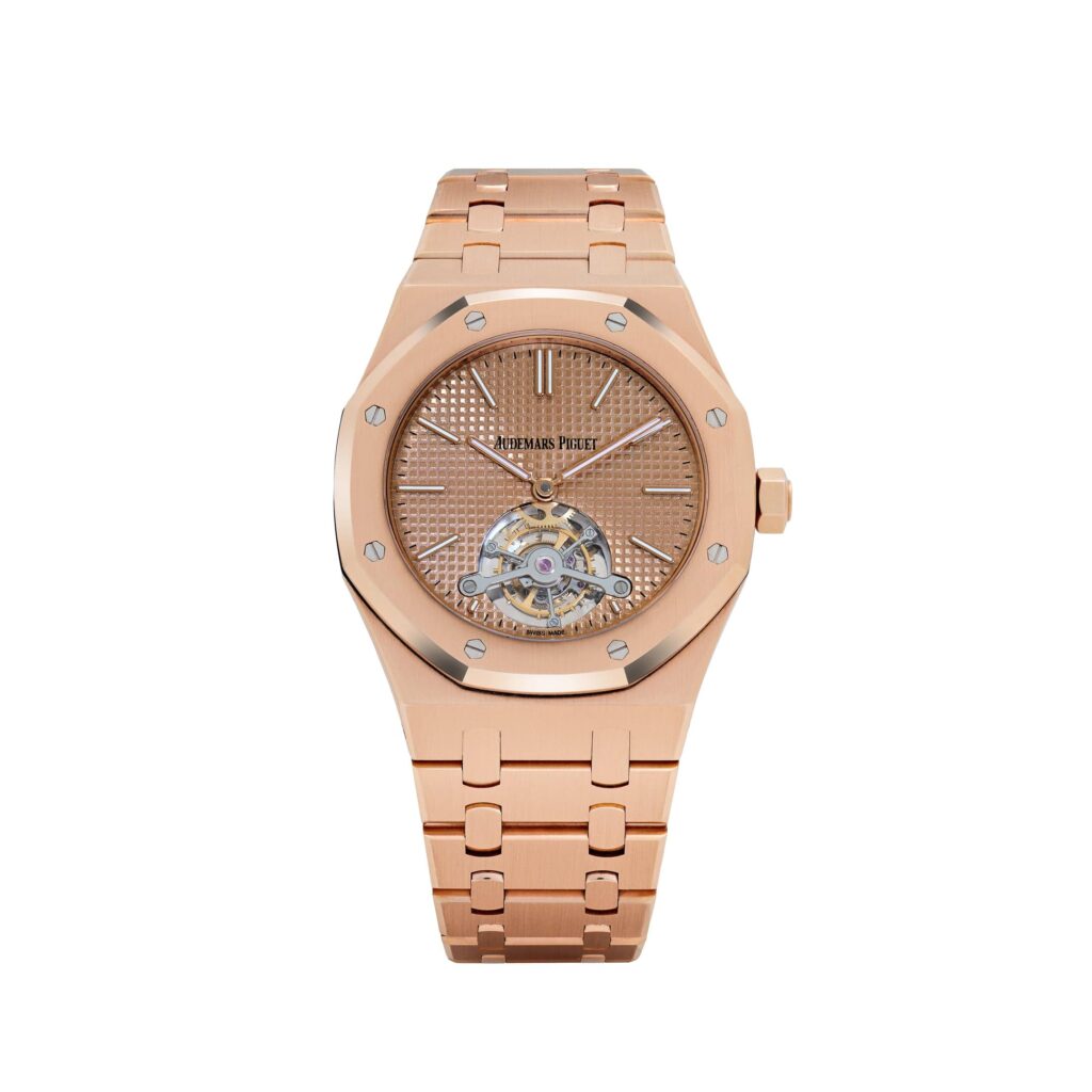 Audemars Piguet Royal Oak Tourbillon 26515OR Extra-Thin Rose Gold Pink-Toned Dial Limited Edition Of 25