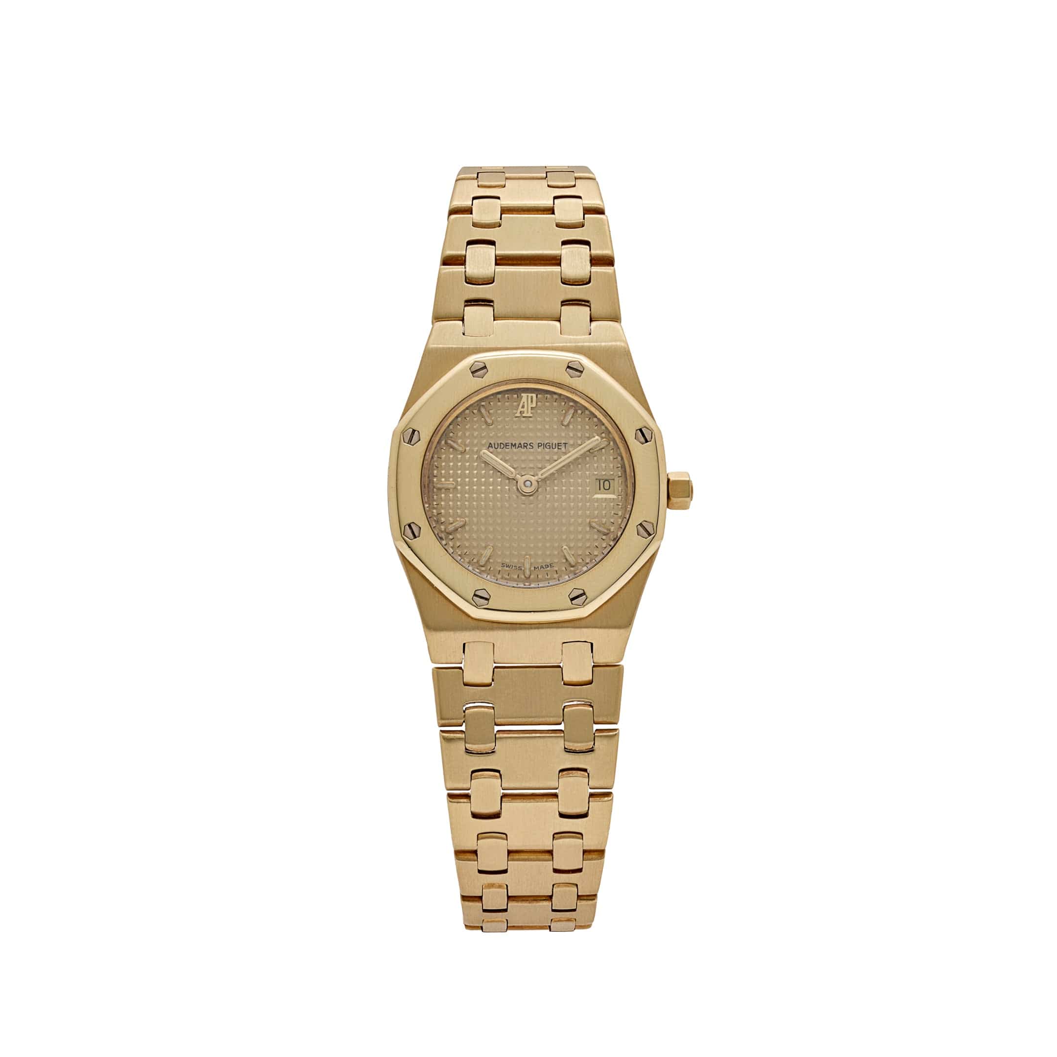 Audemars Piguet Royal Oak Vintage 'Ladies' Yellow Gold Champagne Dial