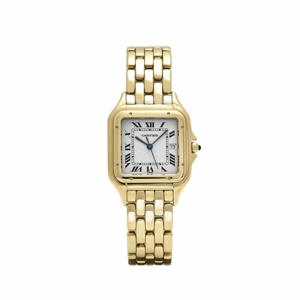 Cartier Panthere 88396 ‘Ladies’ Yellow Gold White Dial Quartz
