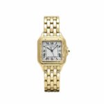 Cartier Panthere 88396 'Ladies' Yellow Gold White Dial Quartz