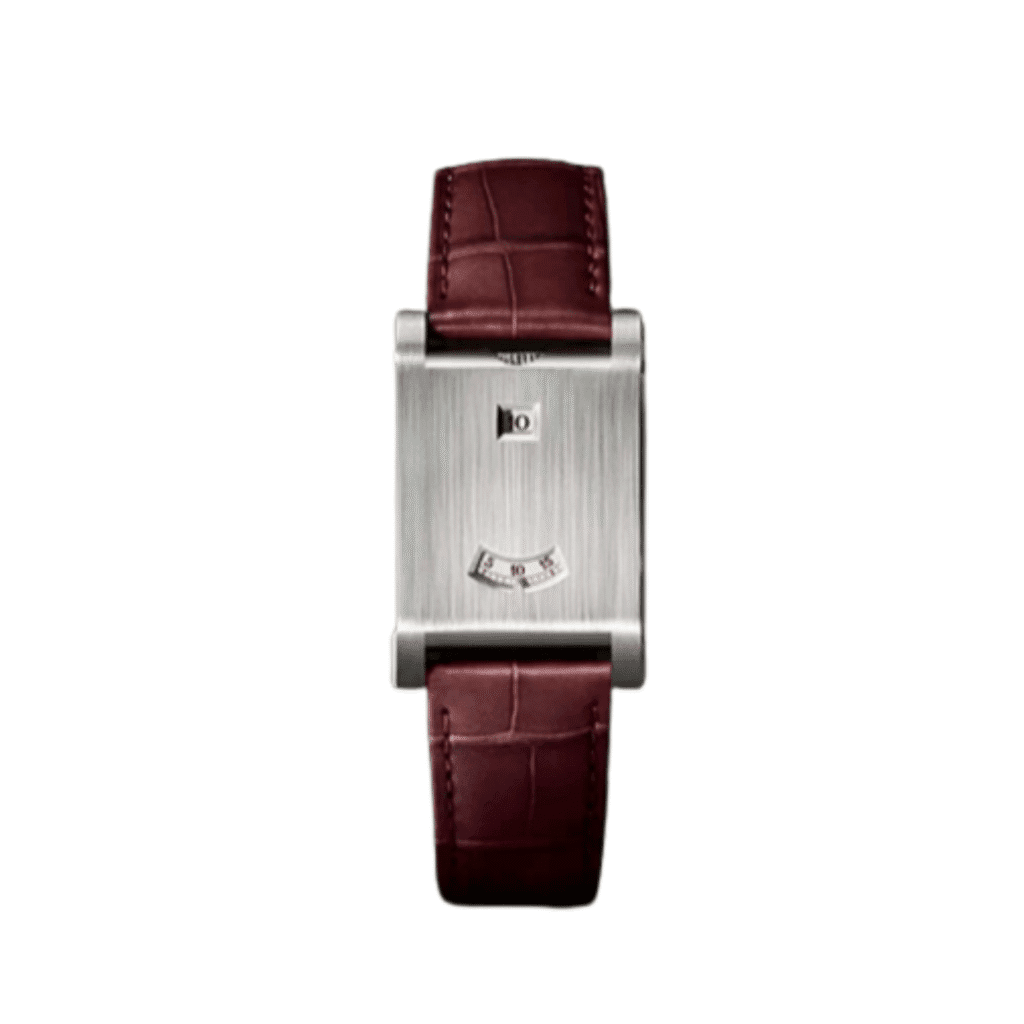 Cartier Tank A Guichets WGTA0236 Platinum Alligator Strap