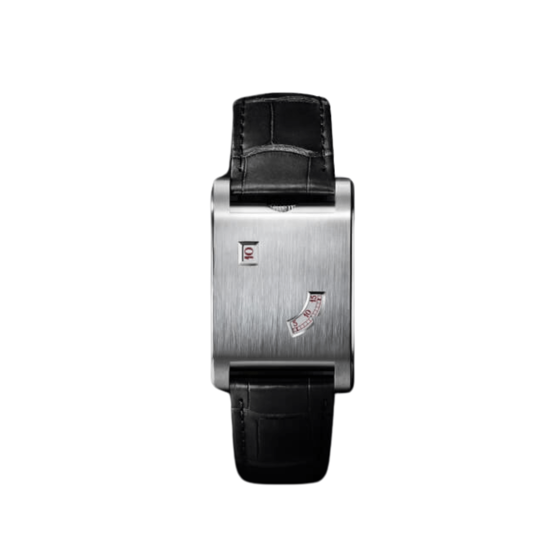 Cartier Tank A Guichets WGTA0237 Platinum Alligator Strap Limited Edition