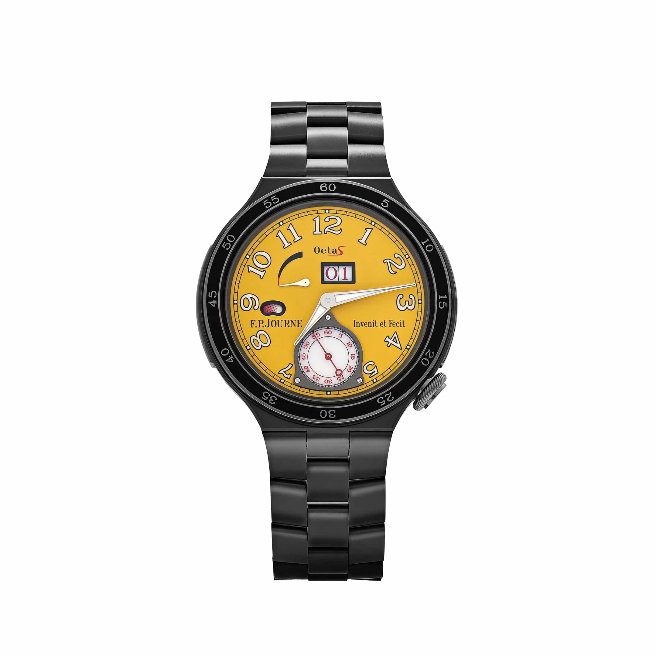 F.P.Journe Linesport Octa Sport Automatique Réserve Ref. ARS2 Titanium Yellow Dial