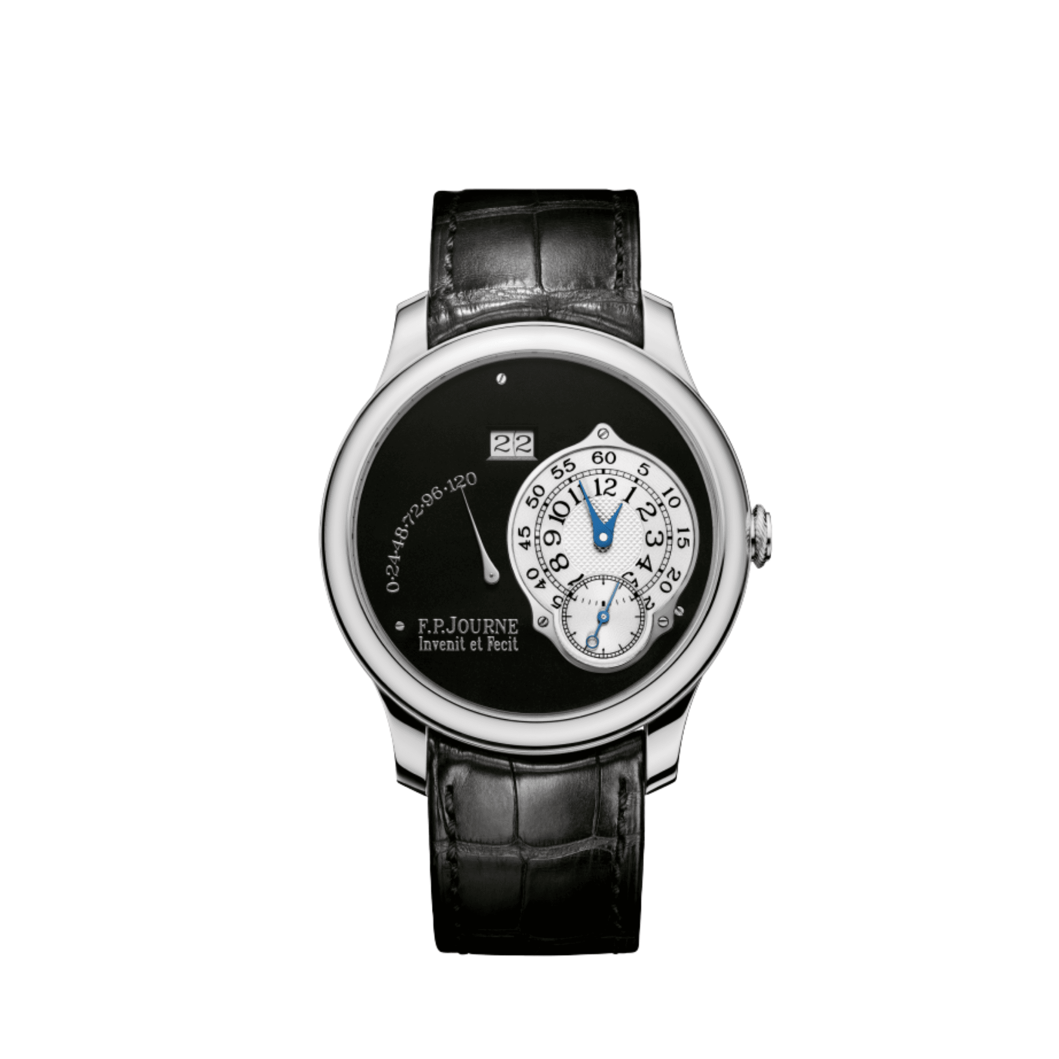 F.P.Journe Octa Réserve De Marche Ref. A Black Label Platinum Black Dial