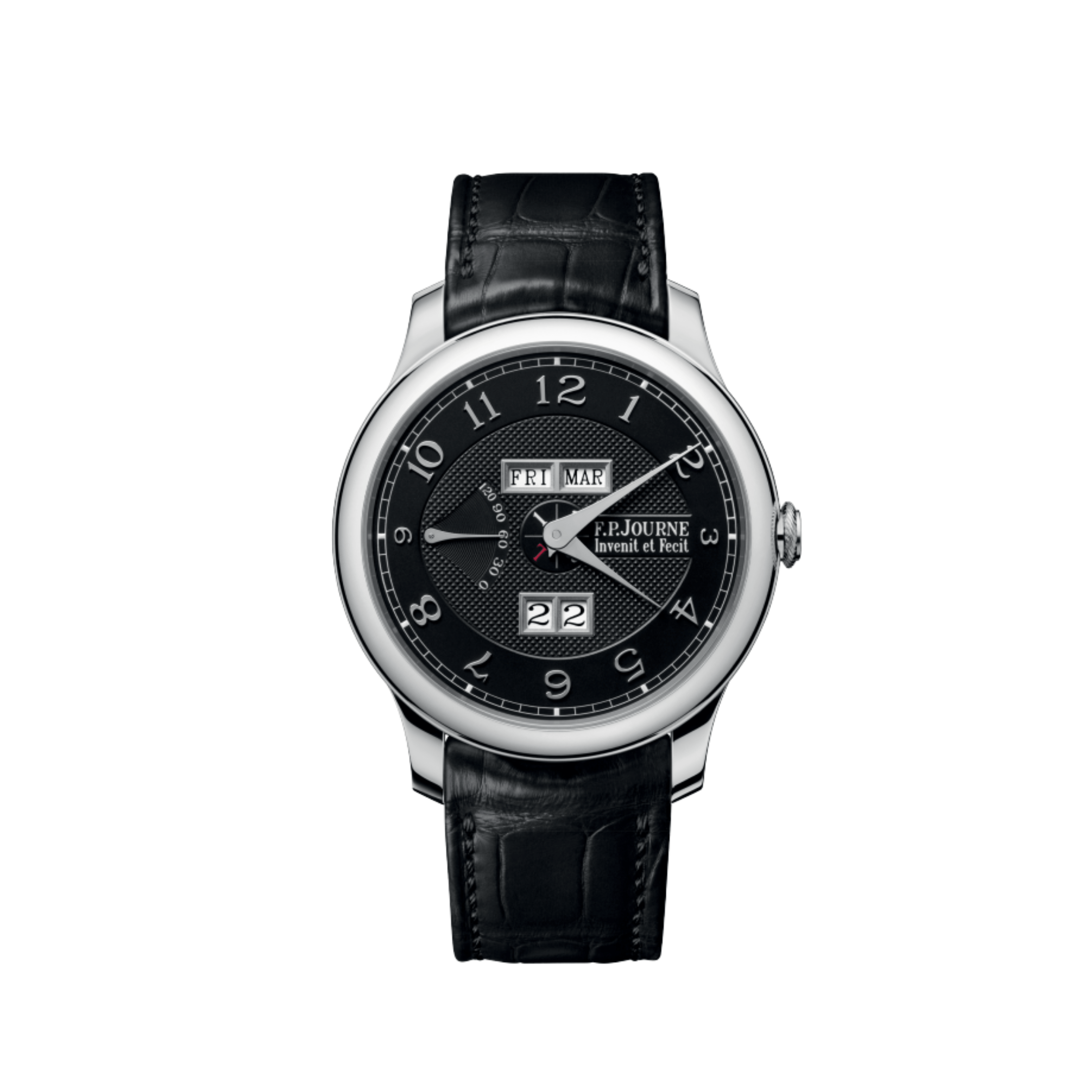F.P.Journe Quantième Perpétuel Ref. QP Black Label Platinum Black Dial