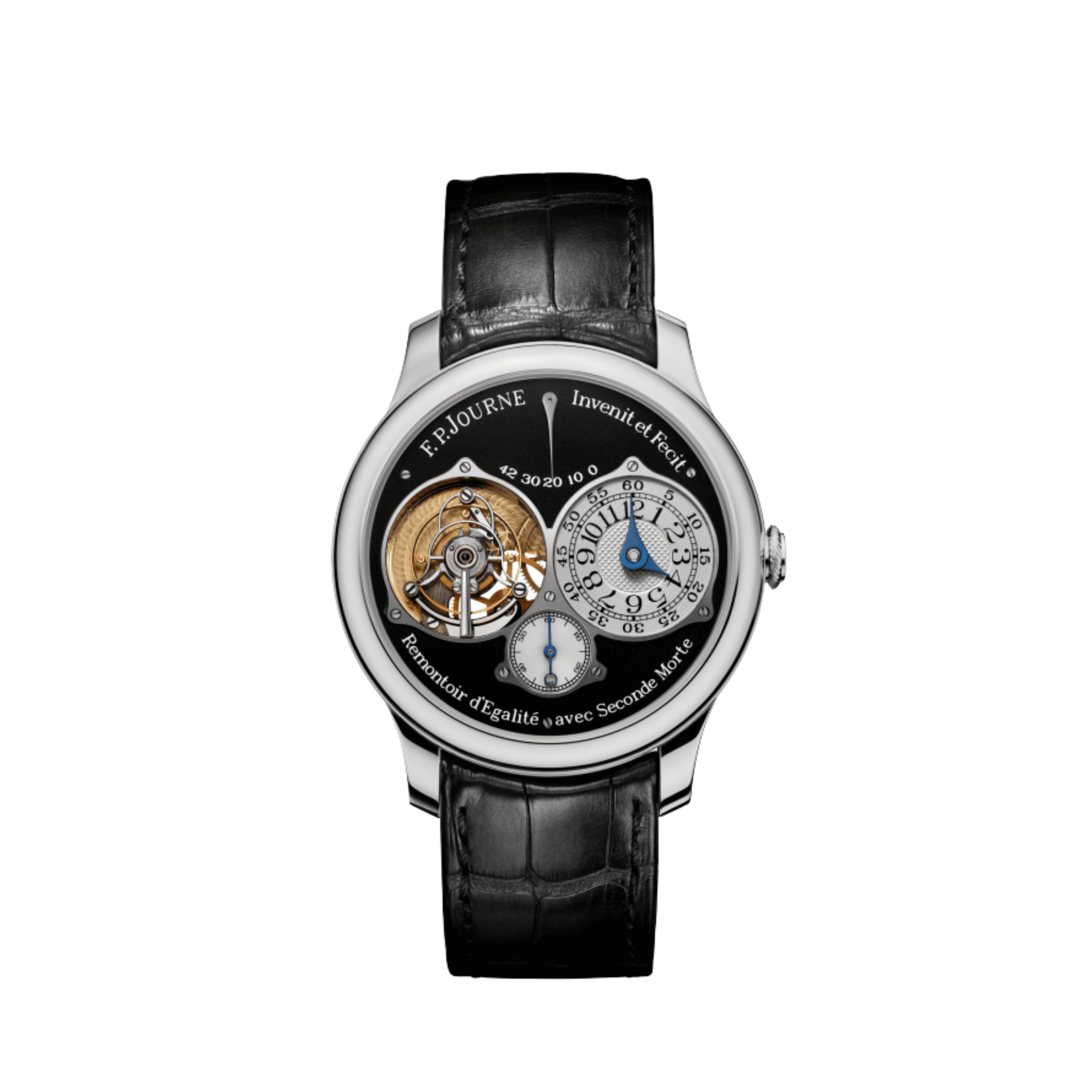 F.P.Journe Tourbillon Souverain Ref. TN Black Label Platinum Black Dial