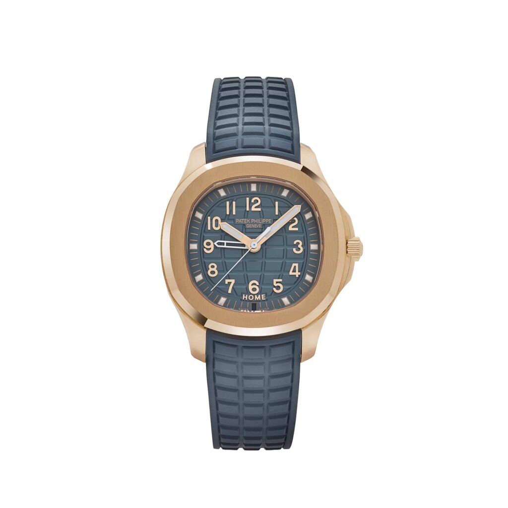 Patek Philippe Aquanaut 5269R-001 ‘Travel Time’ Quartz Rose Gold Blue Dial