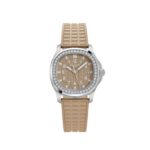 Patek Philippe Aquanaut Luce 5067A-020 'Ladies' Stainless Steel Beige Dial Diamond Bezel