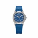 Patek Philippe Aquanaut Luce 5067A-022 'Ladies' Stainless Steel Blue Dial Diamond Bezel