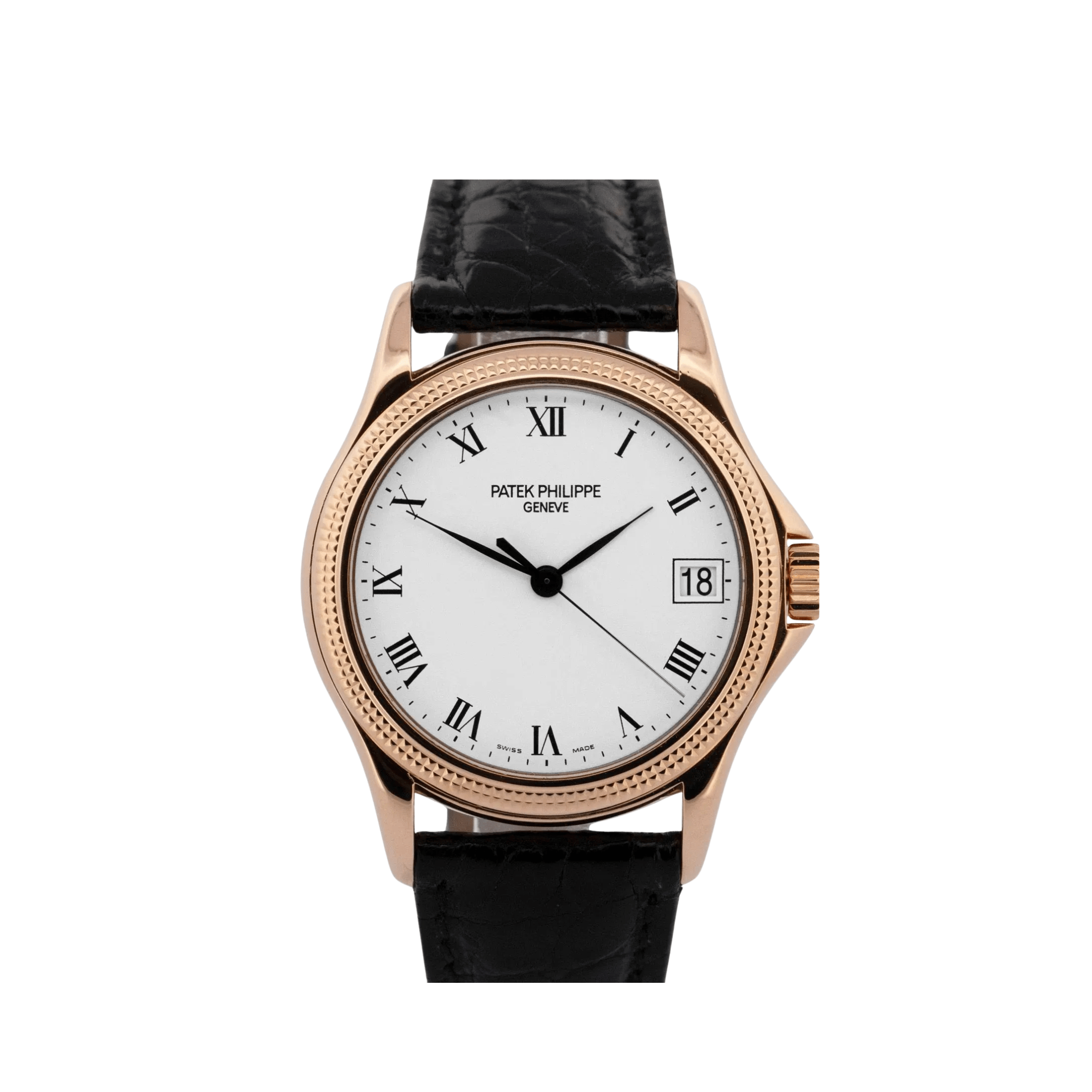 Patek Philippe Calatrava 5117R Rose Gold White Roman Numerals Dial