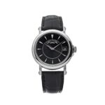 Patek Philippe Calatrava 5153G-001 Date White Gold Black Dial